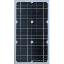 15W Mono Solar Panel mit gehärtetem Glas